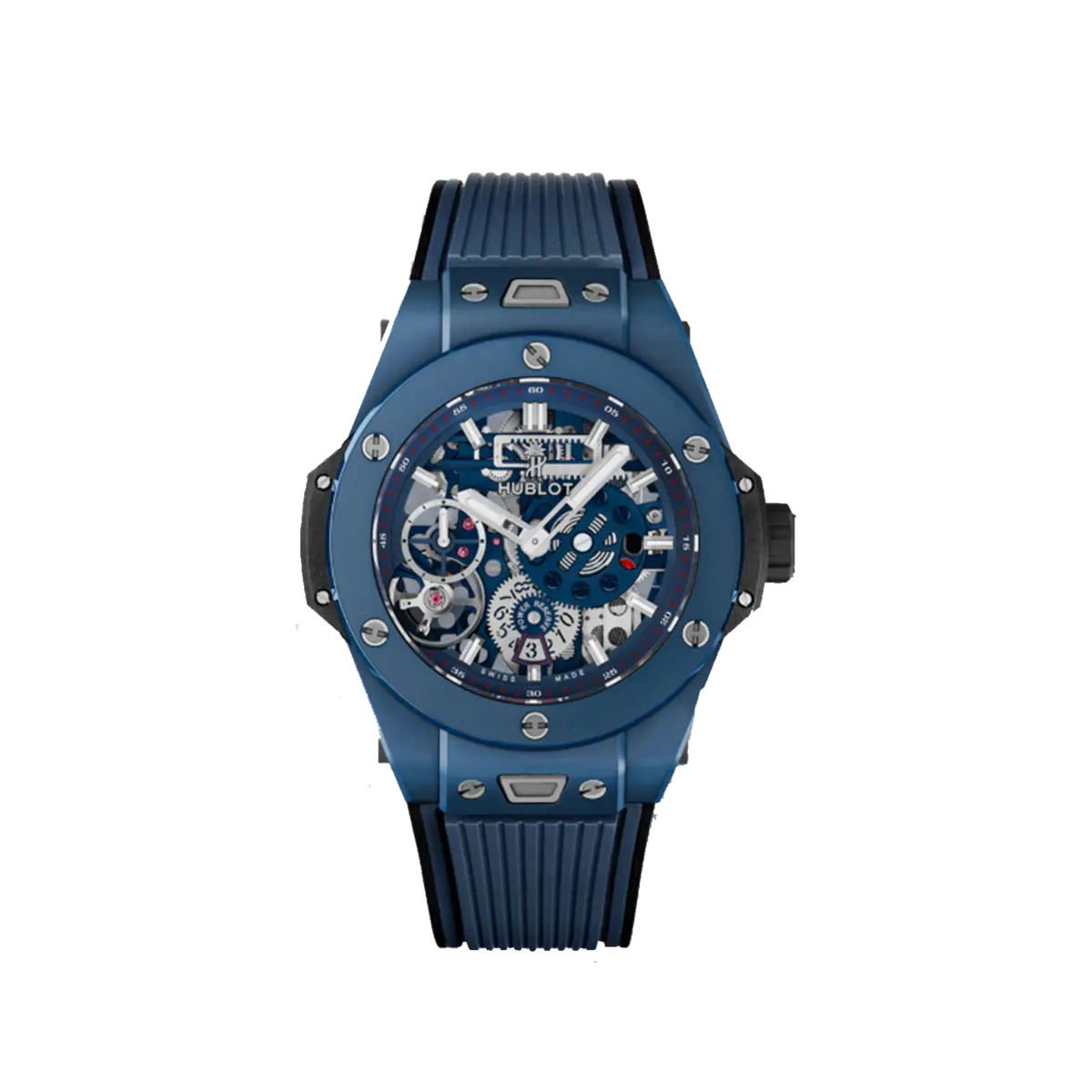 Hublot meca 10 blue ceramic clearance